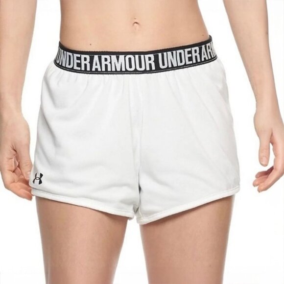 Under Armour Reversible Tech Mesh Shorts (Black/White) - Picture 2 of 8